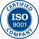 ISO certified/certification 9001