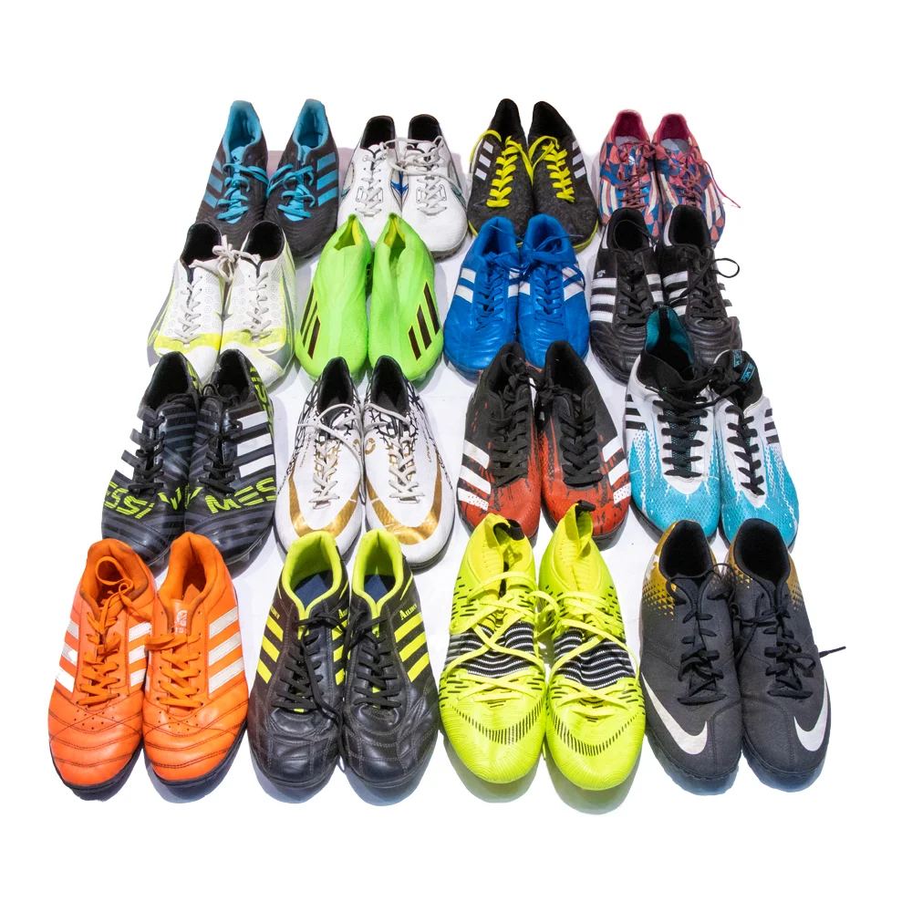 used branded soccer shoes